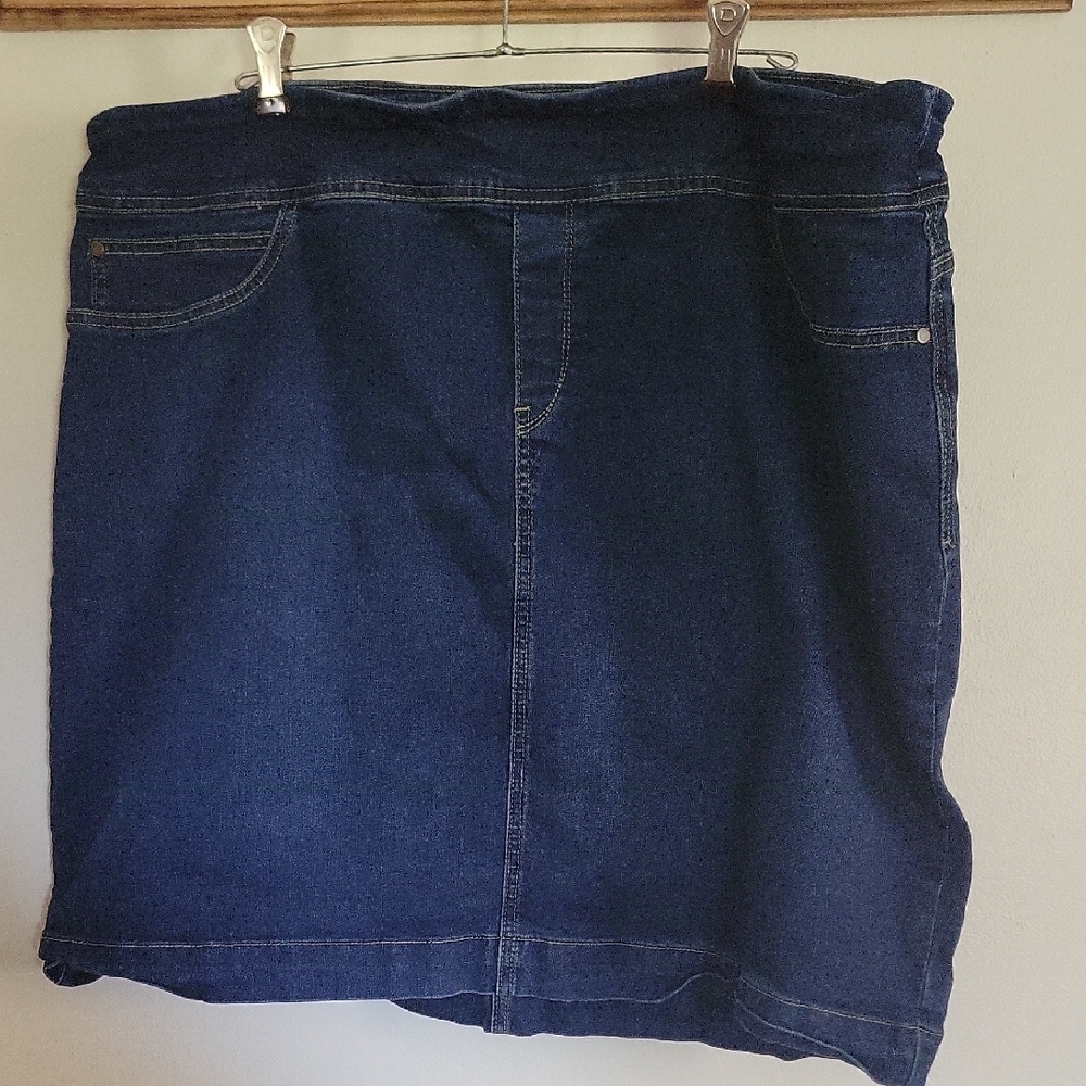 Denim Skirt - Blue